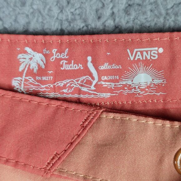 Vans Joel Tudor Collection Boardshorts Swim Trunks XL Orange On Orange Retro - Picture 5 of 16